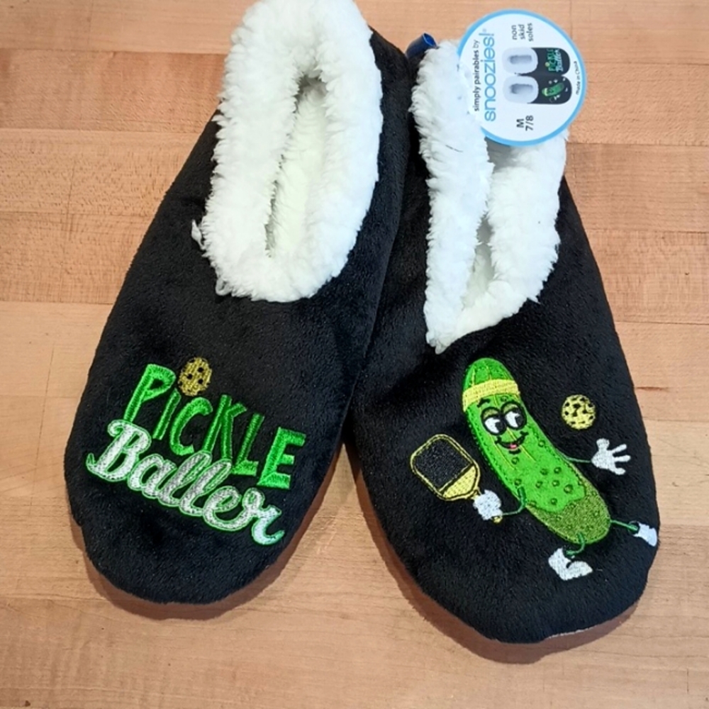 Ladies Snoozies Pickleball Slippers